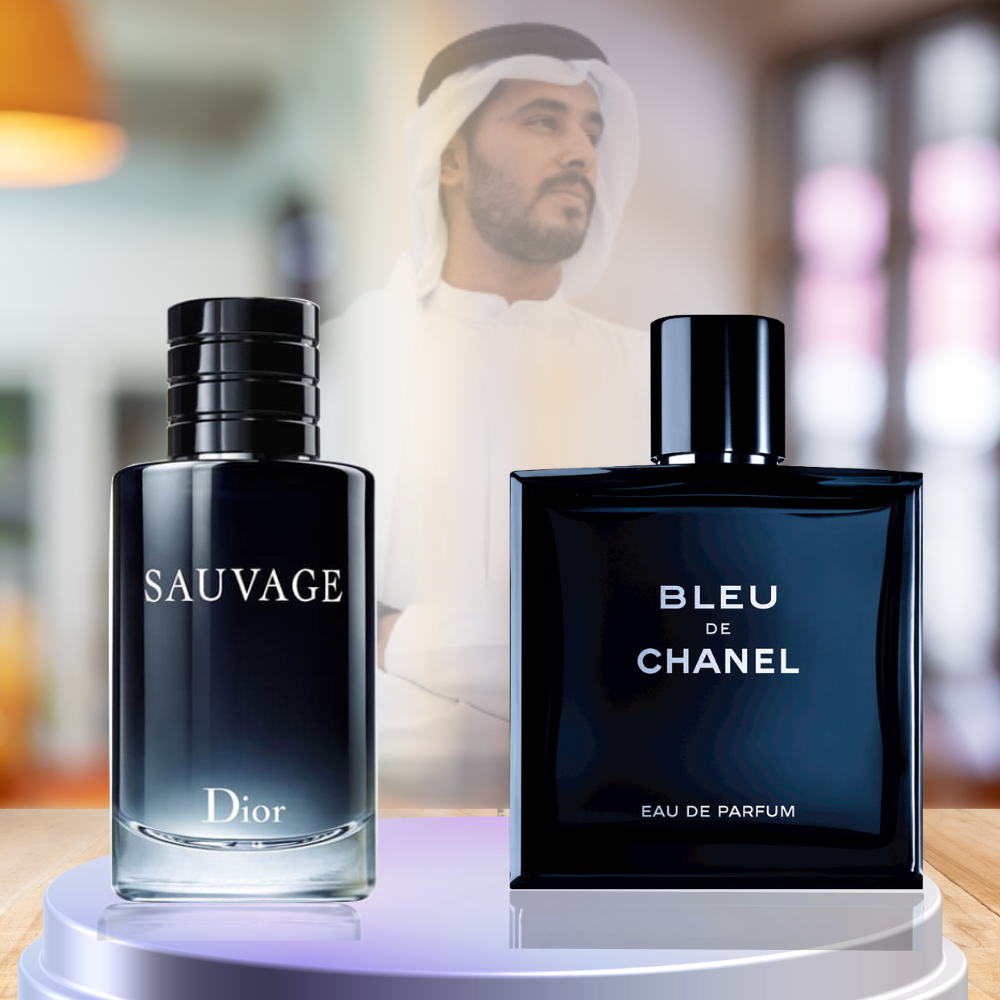 Dior Sauvage + Bleu de Chanel