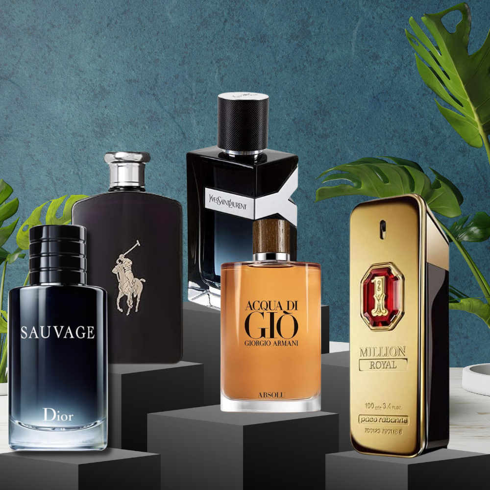 Four Perfumes For Men - One Perfume For Ladies